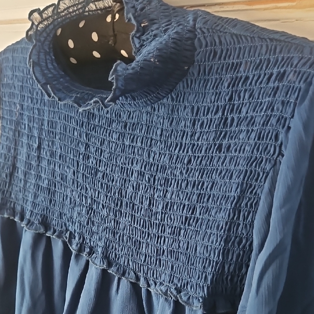 LAUNDRY Ruffled and Ruched Blouse - Picture 4 of 7